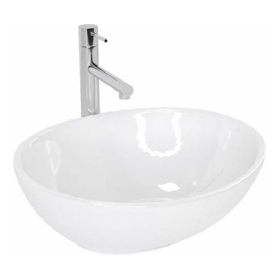 REA-U0133 - Lavatório de bancada SOFIA 34,5x41 cm cerâmica/branco brilhante