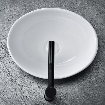 REA-U0133 - Lavatório de bancada SOFIA 34,5x41 cm cerâmica/branco brilhante