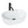 REA-U0416 - Lavatório de bancada AMELIA 34,5x48 cm cerâmica/branco brilhante