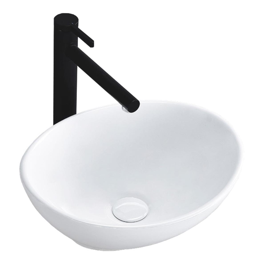 REA-U0623 - Lavatório de bancada SOFIA MINI 27x34 cm cerâmica/branco brilhante