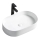 REA-U1055 - Lavatório de bancada NADIA 38,5x61 cm cerâmica/branco brilhante