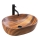 REA-U5060 - Cuba de sobrepor AMELIA 34,5x48 cm cerâmica/decor madeira