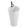 REA-U5635 - Lavatório independente BLANKA 85x40 cm cerâmica/branco brilhante