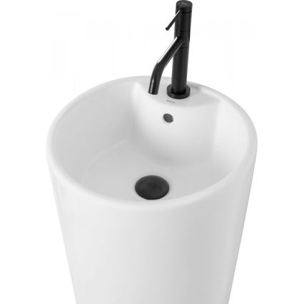 REA-U5635 - Lavatório independente BLANKA 85x40 cm cerâmica/branco brilhante