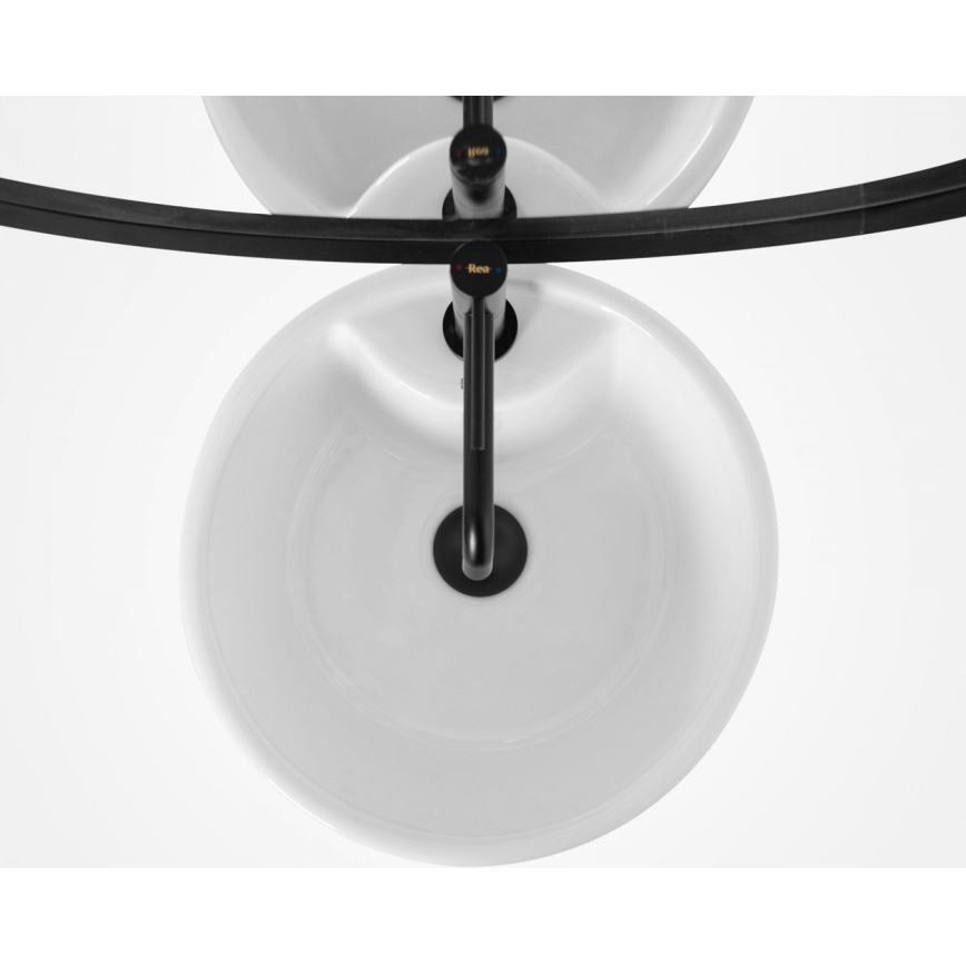 REA-U5635 - Lavatório independente BLANKA 85x40 cm cerâmica/branco brilhante