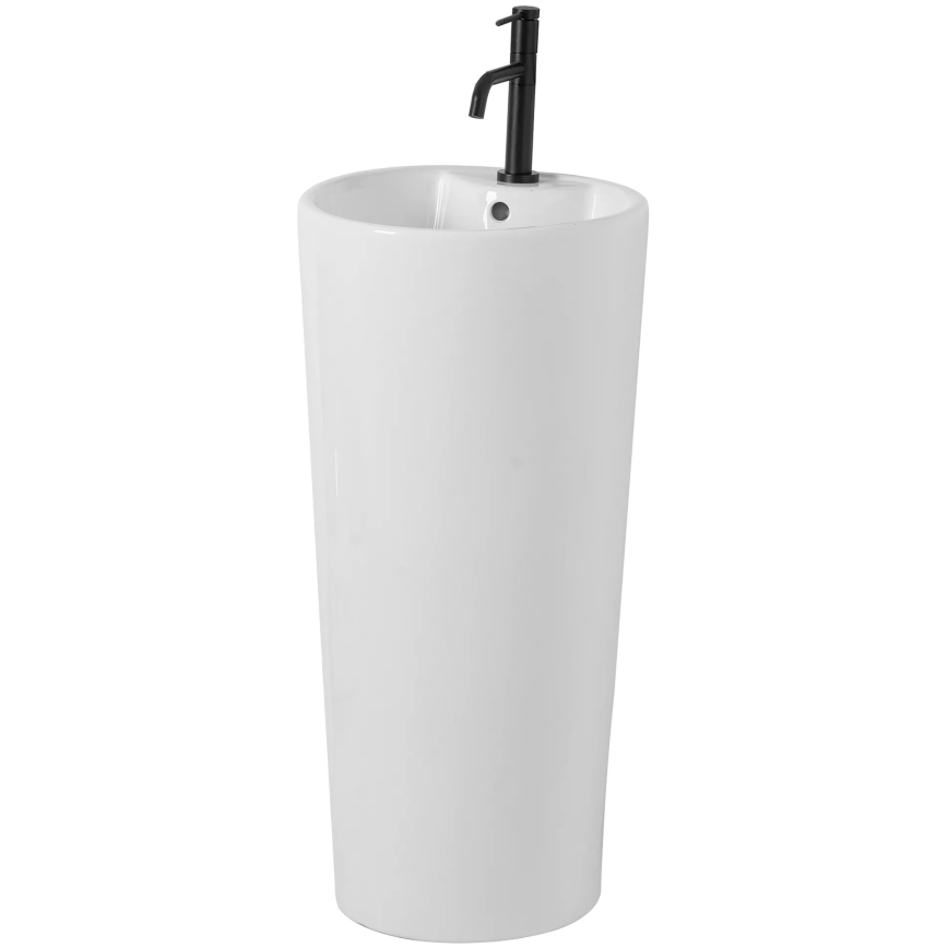 REA-U5635 - Lavatório independente BLANKA 85x40 cm cerâmica/branco brilhante
