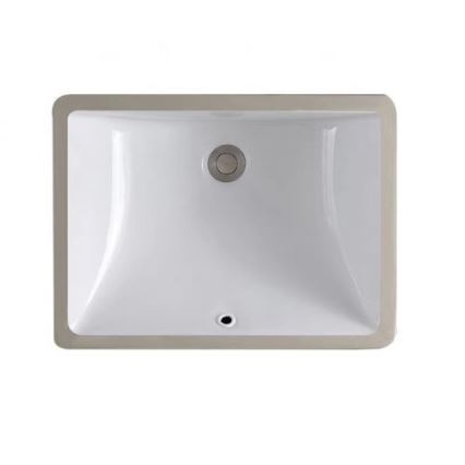 REA-U6653 - Lavatório de embutir ADELA 33x46 cm cerâmica/branco brilhante