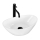 REA-U6802 - Lavatório de bancada KATE 27 x 45 cm cerâmica/branco brilhante