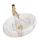 REA-U8568 - Lavatório de bancada LINDA 34x48,5 cm cerâmica/decoração em mármore