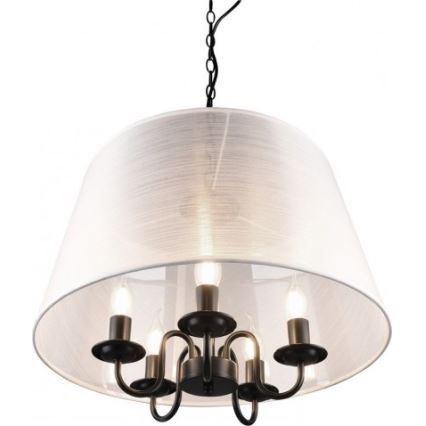 Reality - Candeeiro LED suspenso CIMA 5xE14/40W/230V cinzento