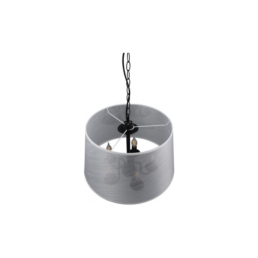 Reality - Candeeiro LED suspenso CIMA 5xE14/40W/230V cinzento