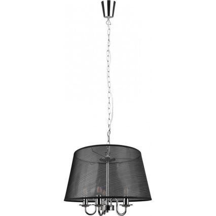 Reality - Candeeiro LED suspenso CIMA 5xE14/40W/230V preto