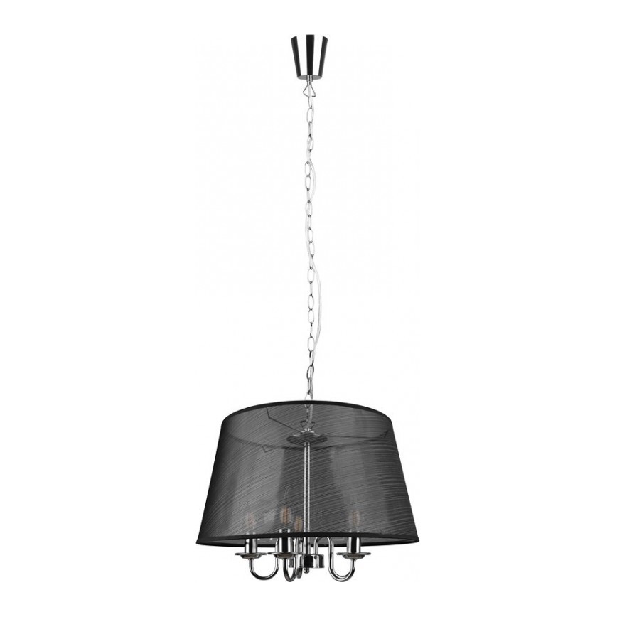 Reality - Candeeiro LED suspenso CIMA 5xE14/40W/230V preto