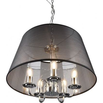 Reality - Candeeiro LED suspenso CIMA 5xE14/40W/230V preto
