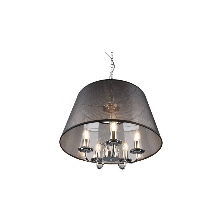 Reality - Candeeiro LED suspenso CIMA 5xE14/40W/230V preto