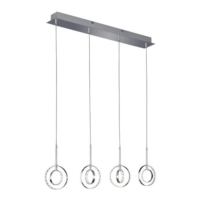 Reality - Candelabro num fio LED PRATER 4xLED/4W/230V