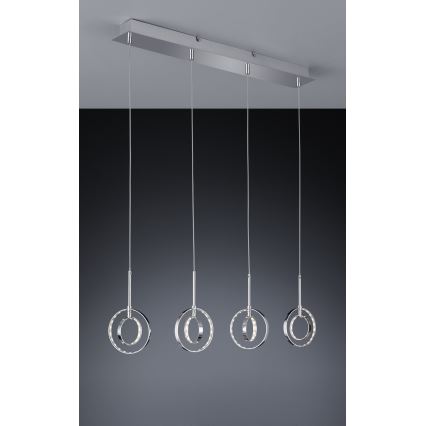 Reality - Candelabro num fio LED PRATER 4xLED/4W/230V