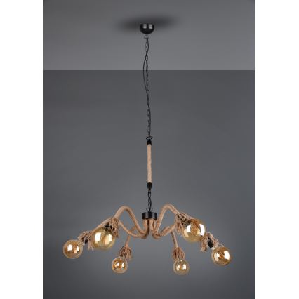 Reality - Candelabro suspenso ALVA 6xE27/10W/230V