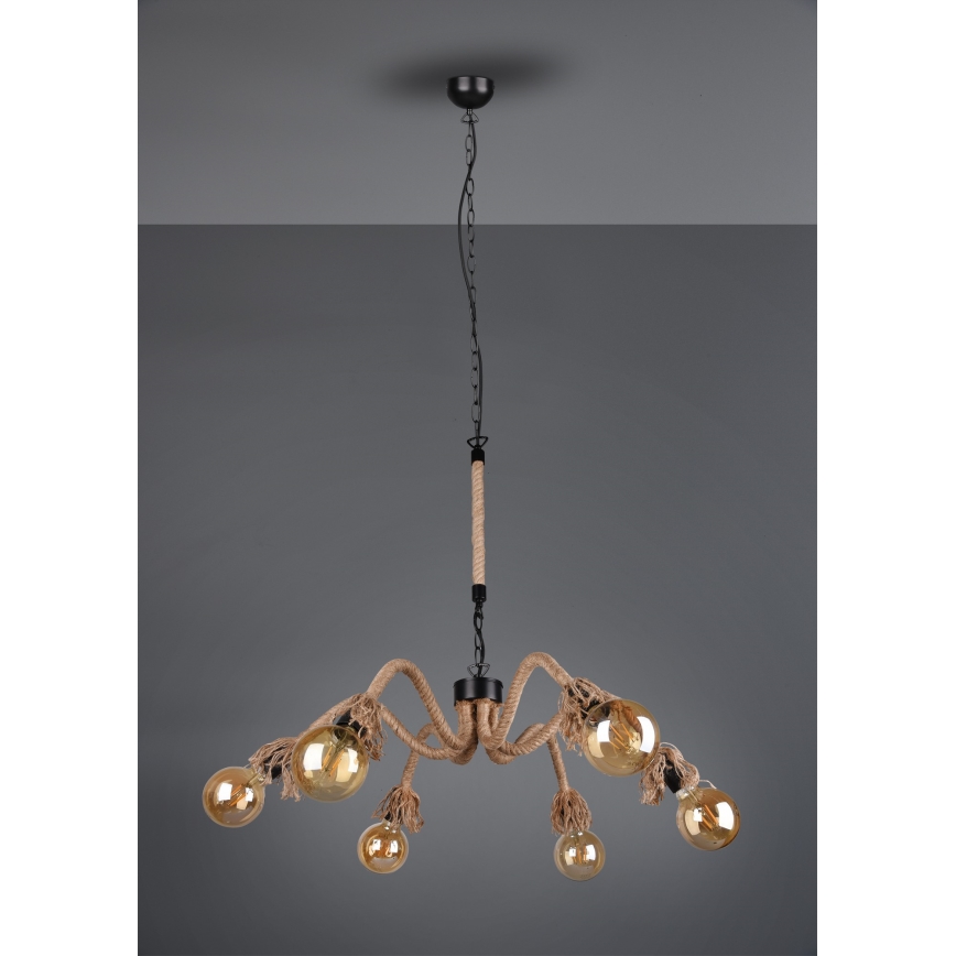 Reality - Candelabro suspenso ALVA 6xE27/10W/230V