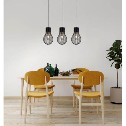 Reality - Candelabro suspenso DAVE 3xE27/40W/230V