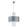 Reality - Candelabro suspenso KING 3xE14/28W/230V prateado