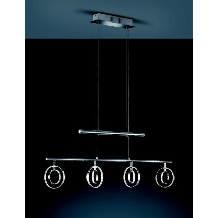 Reality - Candelabro suspenso LED PRATER 4xLED/4,5W/230V