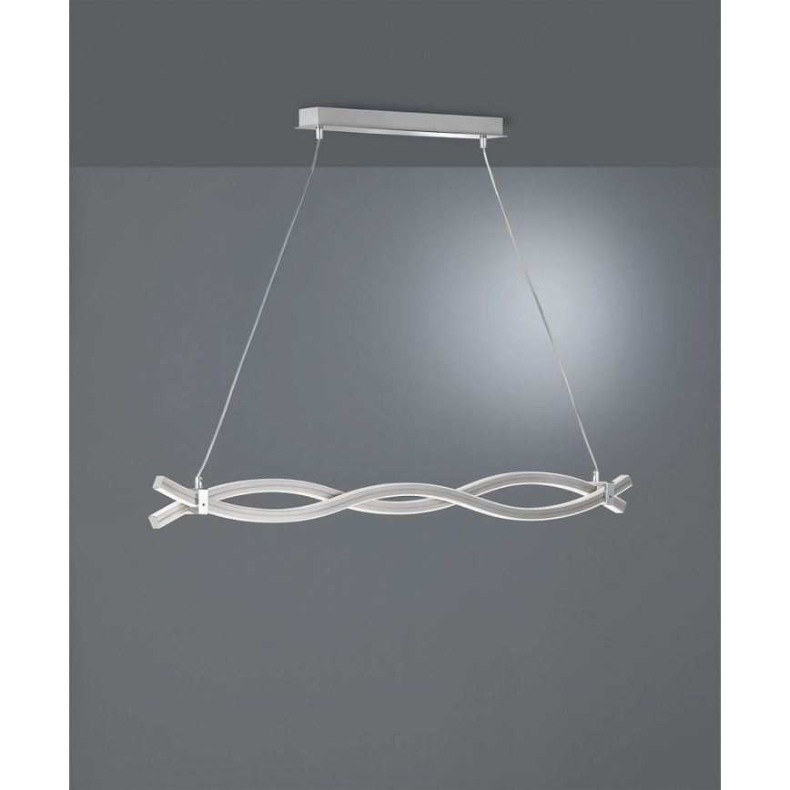 Reality - Candelabro suspenso LED WAVE LED/16W/230V + LED/9W