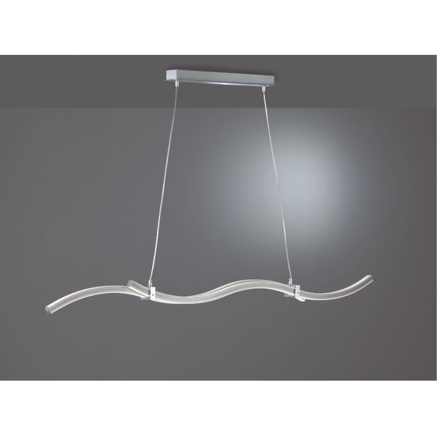 Reality - Candelabro suspenso LED WAVE LED/16W/230V + LED/9W