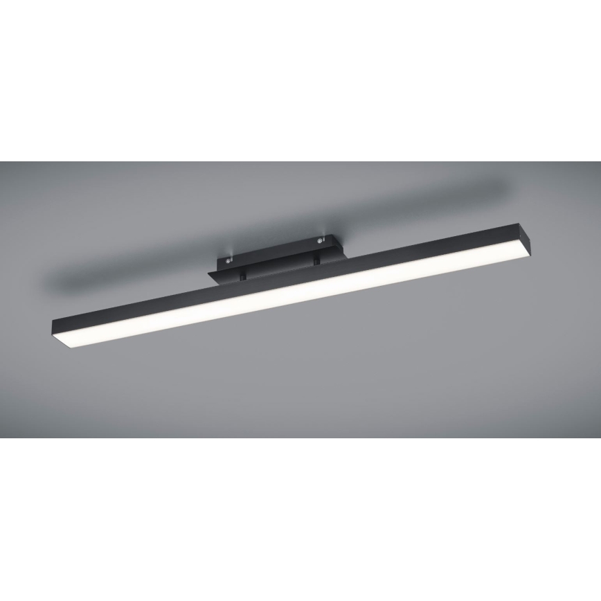 Reality - Iluminação de teto LED com regulação AGANO LED/18W/230V preta