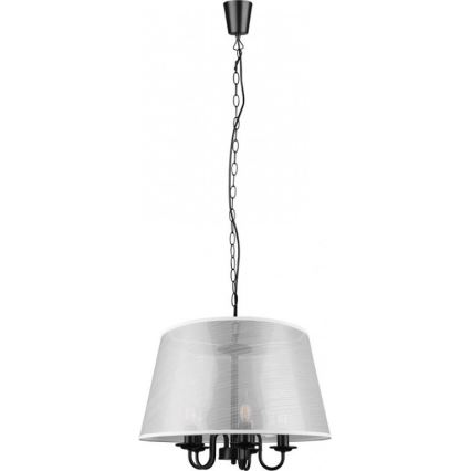 Lustres - Candeeiro de teto LED em corrente CIMA 5xE14/40W/230V cinza
