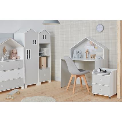 Recipiente de arrumação para criança MIRUM 54,2x42,4 cm branco/cinzento