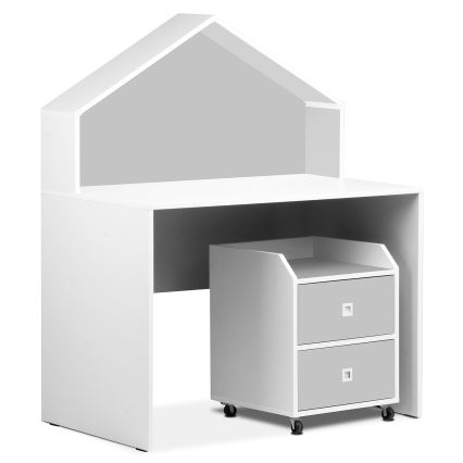 Recipiente de arrumação para criança MIRUM 54,2x42,4 cm branco/cinzento