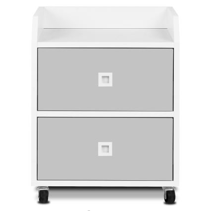 Recipiente de arrumação para criança MIRUM 54,2x42,4 cm branco/cinzento