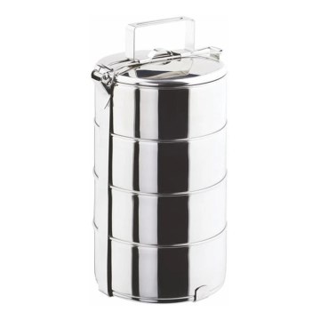 Recipiente para alimentos 4 l TORO em aço inoxidável