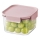 Recipiente para alimentos CLASSIC PLUS 0,86 l rosa/transparente
