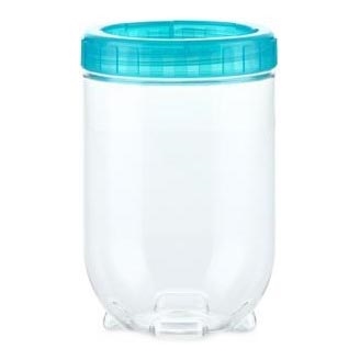 Recipiente para alimentos INTERLOCK 0,7 l turquesa/transparente
