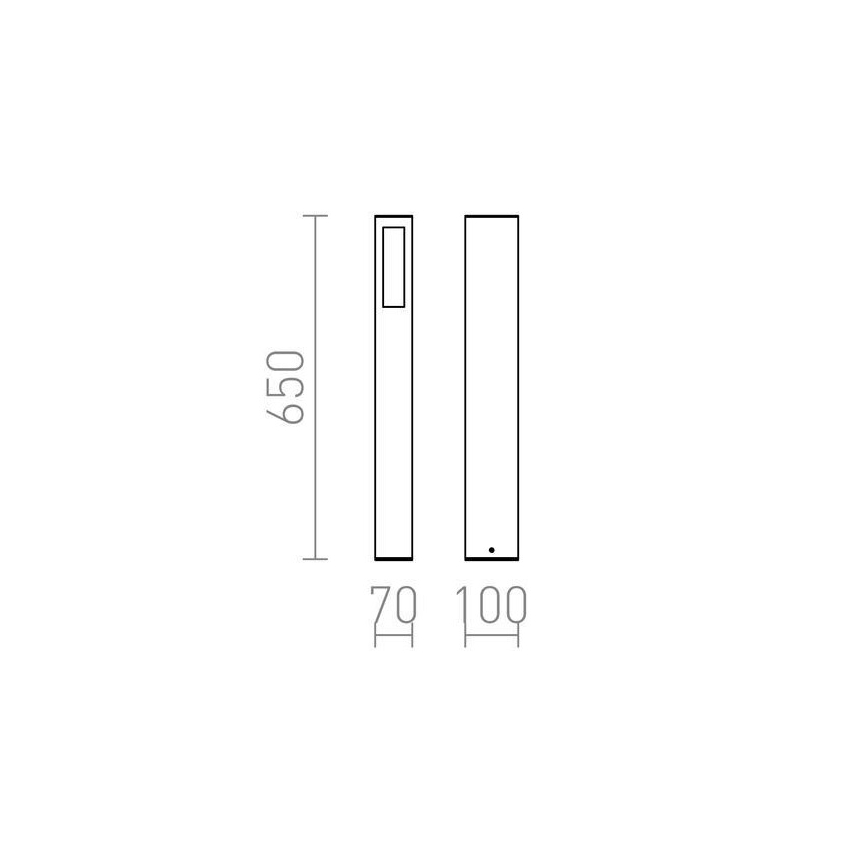 RED - Design Rendl - R10441 - Candeeiro exterior TREEZA 1xE27/26W/230V IP54