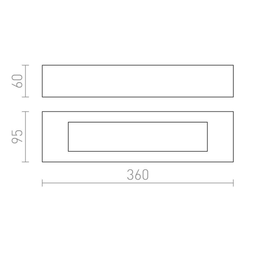 RED - Design Rendl - R10446 - Iluminação de parede ROLO 2xE14/40W/230V