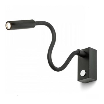 RED - Design Rendl - R10541 - Candeeiro de parede LED AIM LED/3W/230V preto
