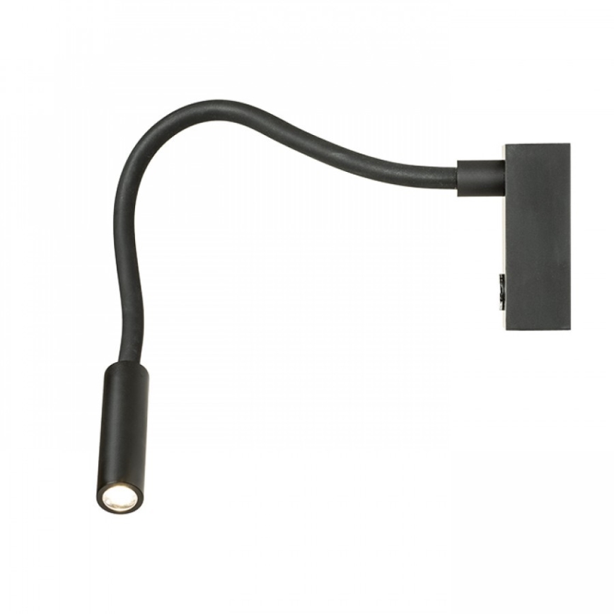RED - Design Rendl - R10541 - Candeeiro de parede LED AIM LED/3W/230V preto