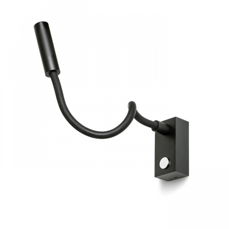RED - Design Rendl - R10541 - Candeeiro de parede LED AIM LED/3W/230V preto
