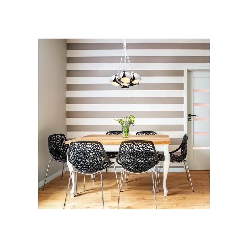 RED - Design Rendl - R11761 - Candelabro suspenso ASTROMET 7xE27/42W/230V