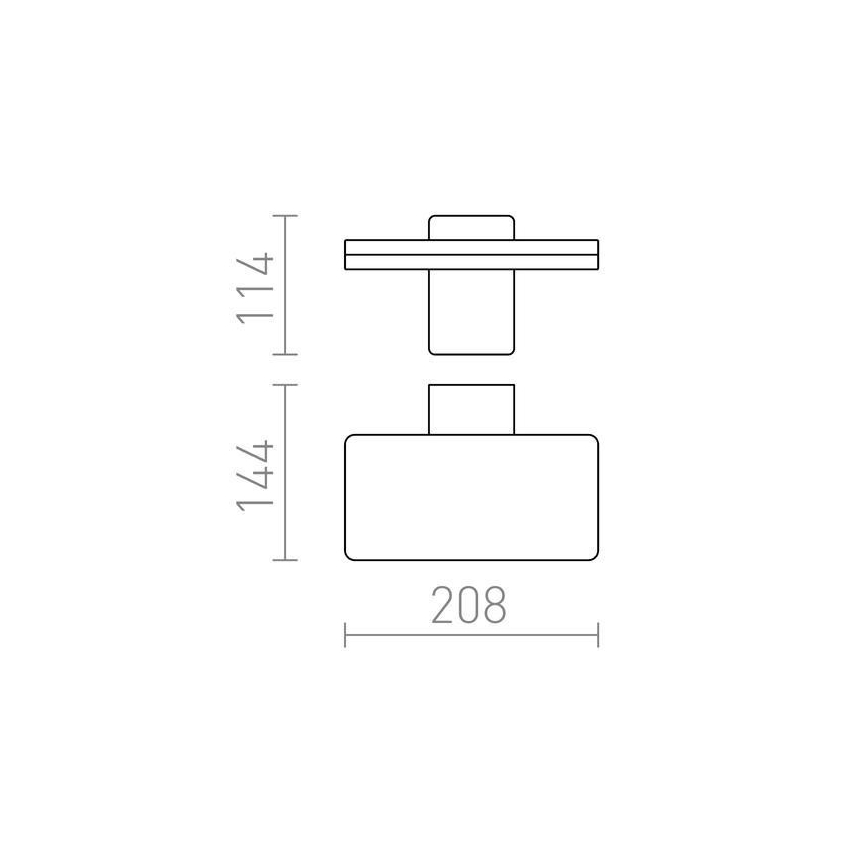 RED - Design Rendl-R11947- Iluminação de parede exterior LED RINA LED/12W/230V IP65