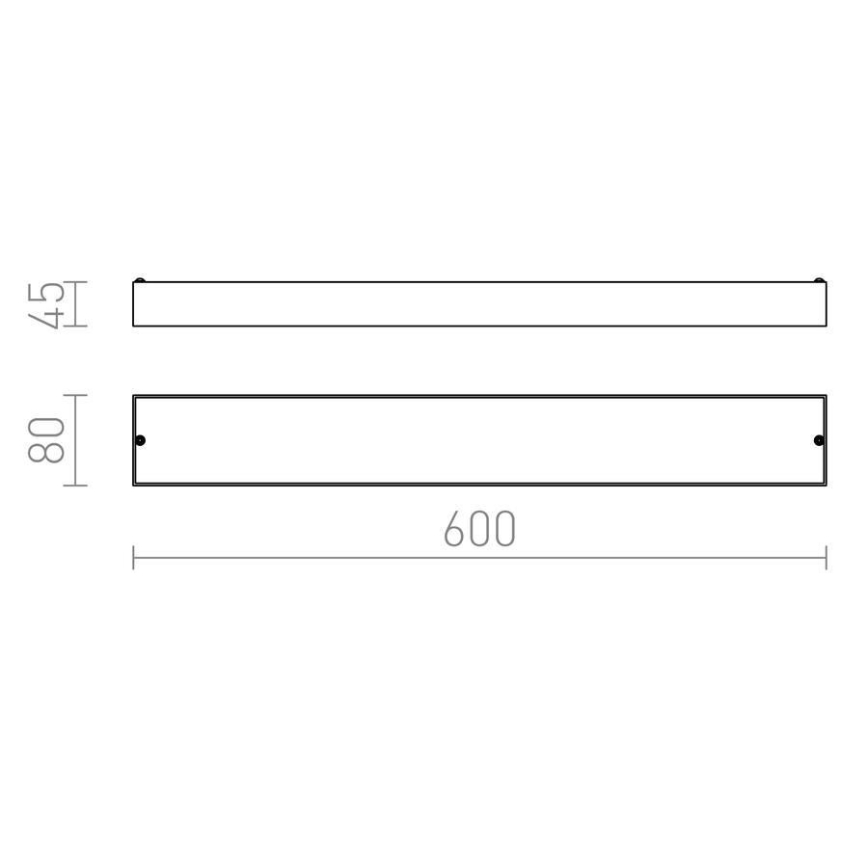 RED - Design Rendl - R11993 - Iluminação de casa de banho LED MARINA LED/9W/230V IP44