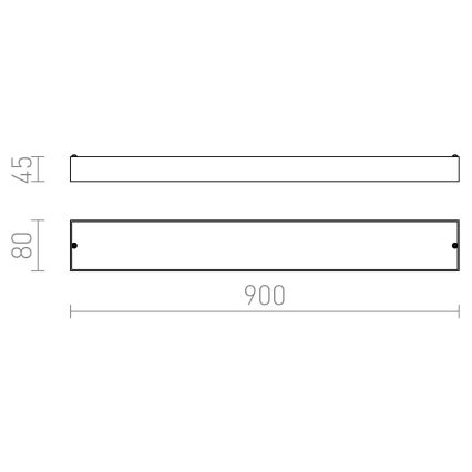 RED- Design Rendl-R11996 - Iluminação de parede de casa de banho LED MARINA 14W/230V IP44