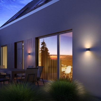 RED-Design Rendl-R12012- Iluminação de parede exterior LED CHOIX 2xLED/3W/230V IP54