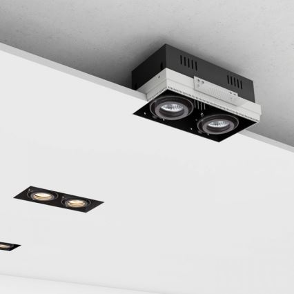 RED - Design Rendl - R12053 - Iluminação embutida ELECTRA 2xGU10/50W/230V