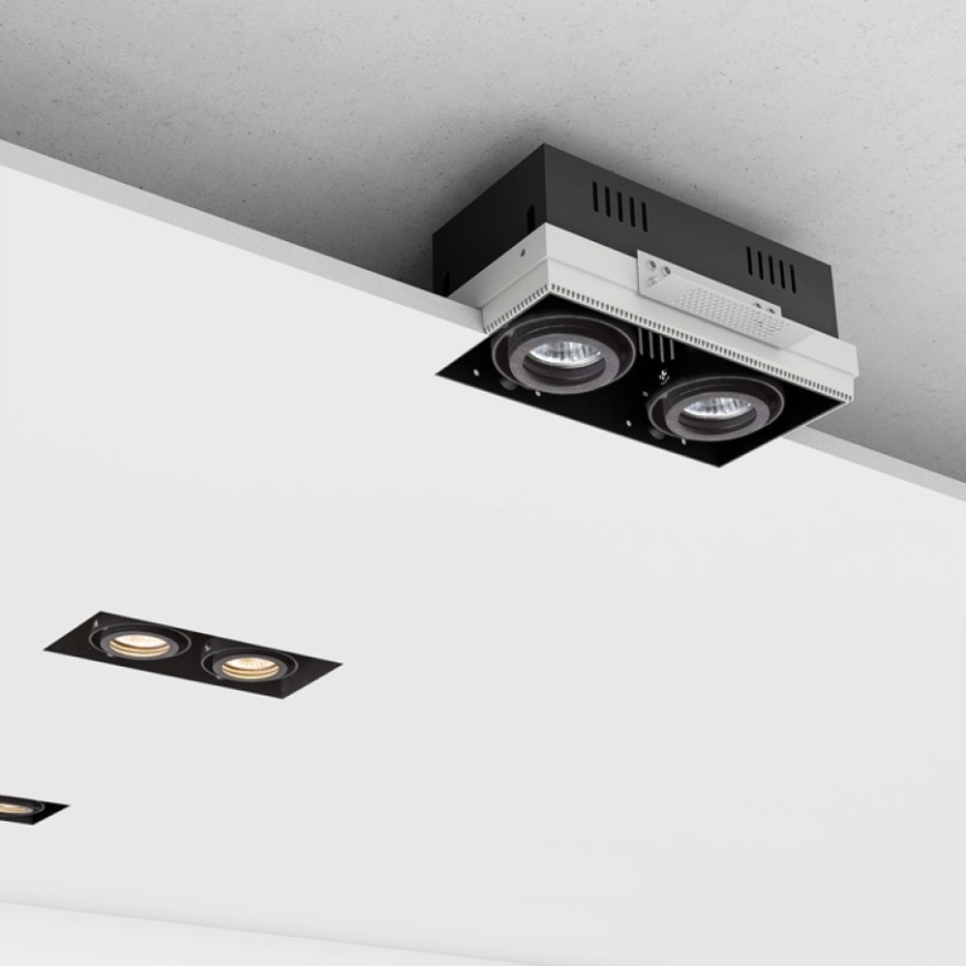RED - Design Rendl - R12053 - Iluminação embutida ELECTRA 2xGU10/50W/230V