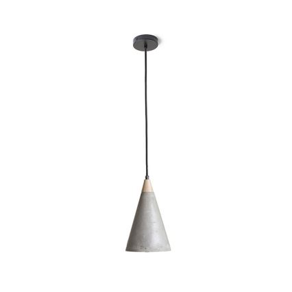 RED - Design Rendl - R12380 - Candelabro suspenso HEIDI 1xE27/28W/230V betão/madeira