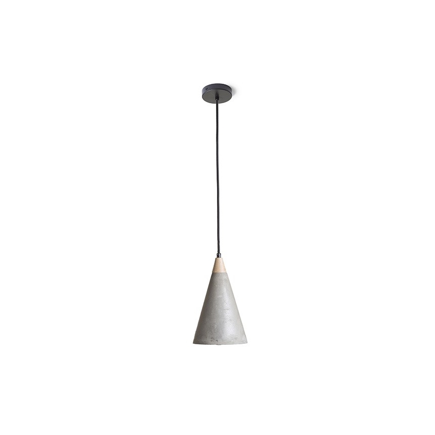 RED - Design Rendl - R12380 - Candelabro suspenso HEIDI 1xE27/28W/230V betão/madeira